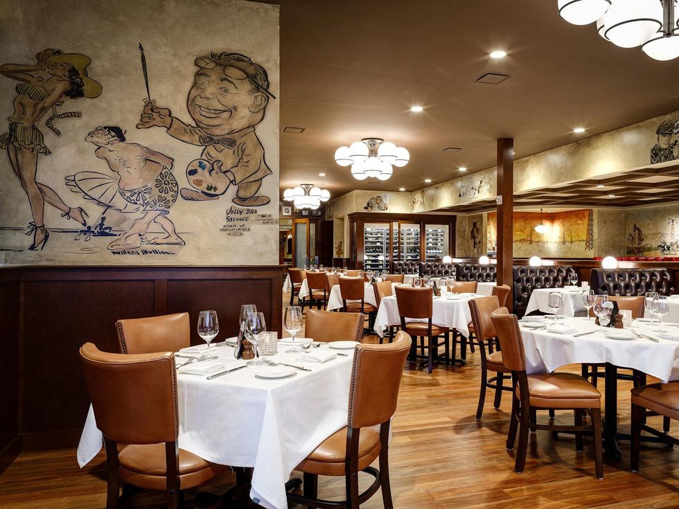 The Palm Houston interiors July 2013 dining room