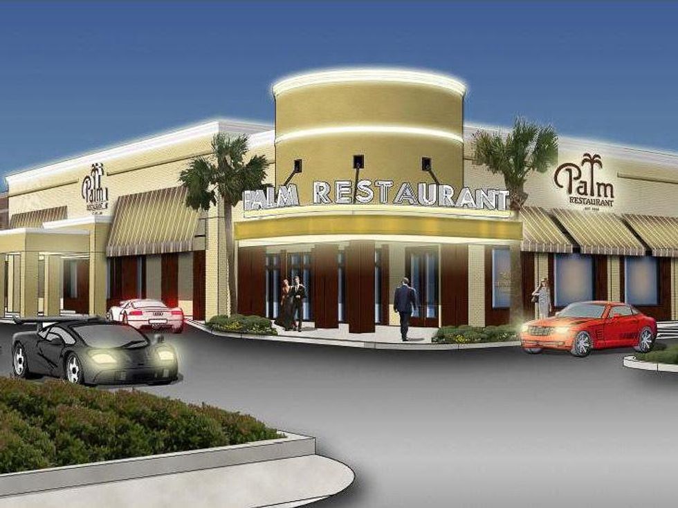 The Palm Restaurant Houston rendering May 2013