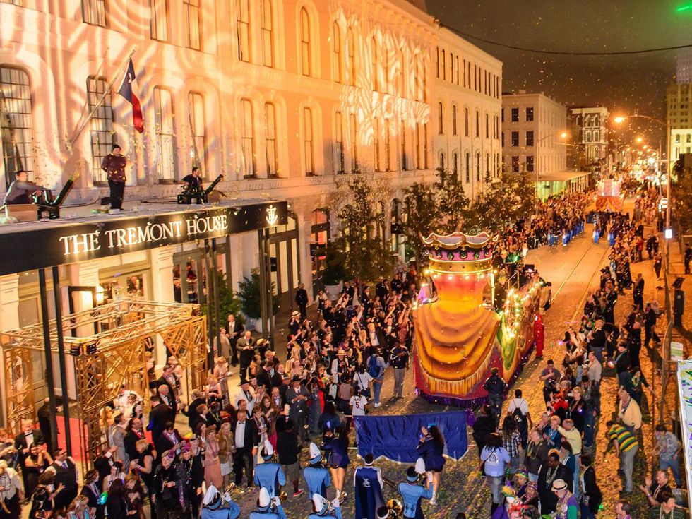 The parade at the Tremont Ball March 2014