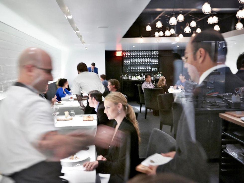 The Pass & Provisions interior blurred