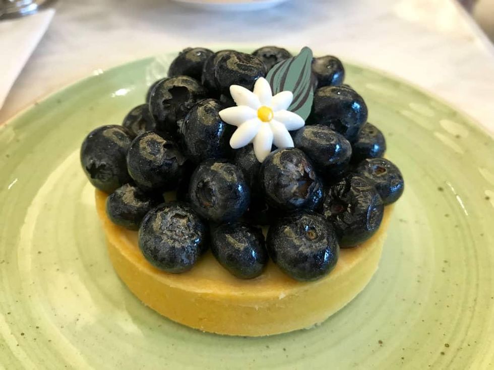 The Post Oak Bouchee fruit tart