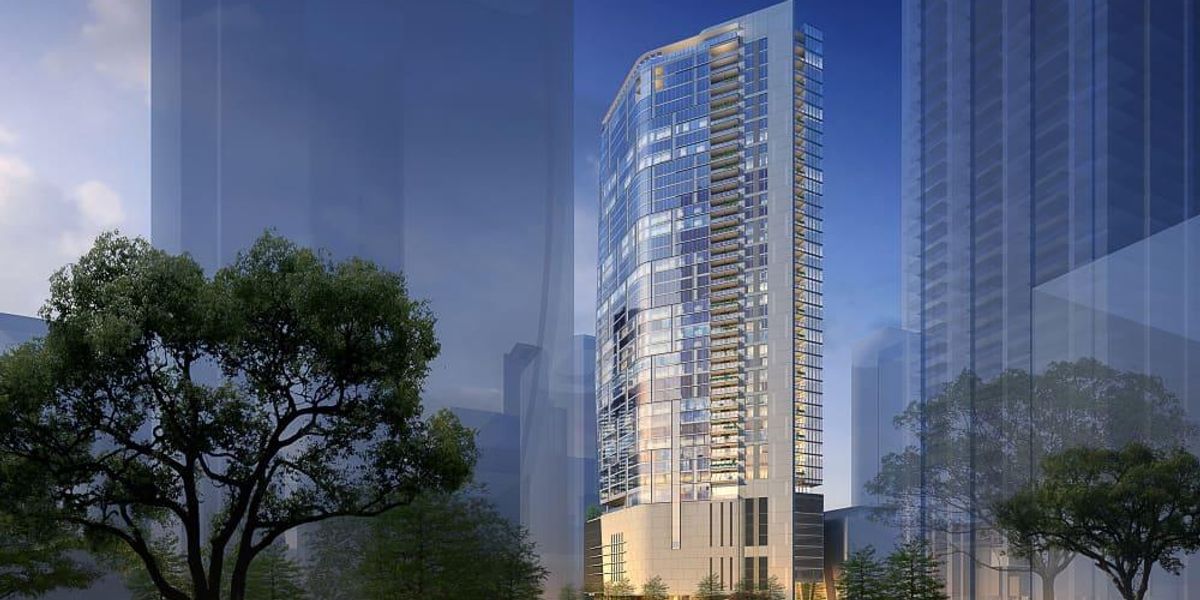 Downtown Houston's tallest residential high-rise tower soars with ...
