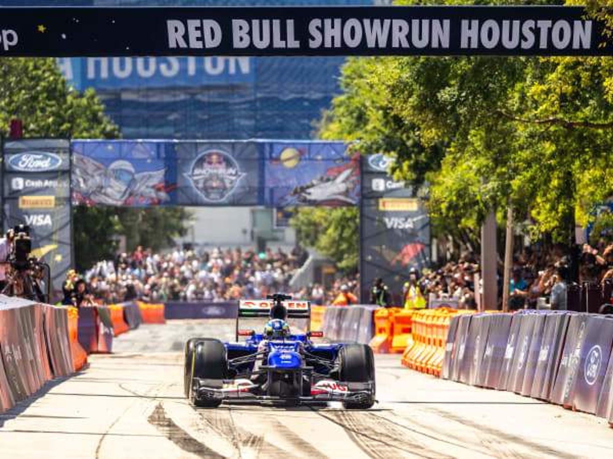 The Red Bull Show Down was full of racing, drifting, stunts, and more.