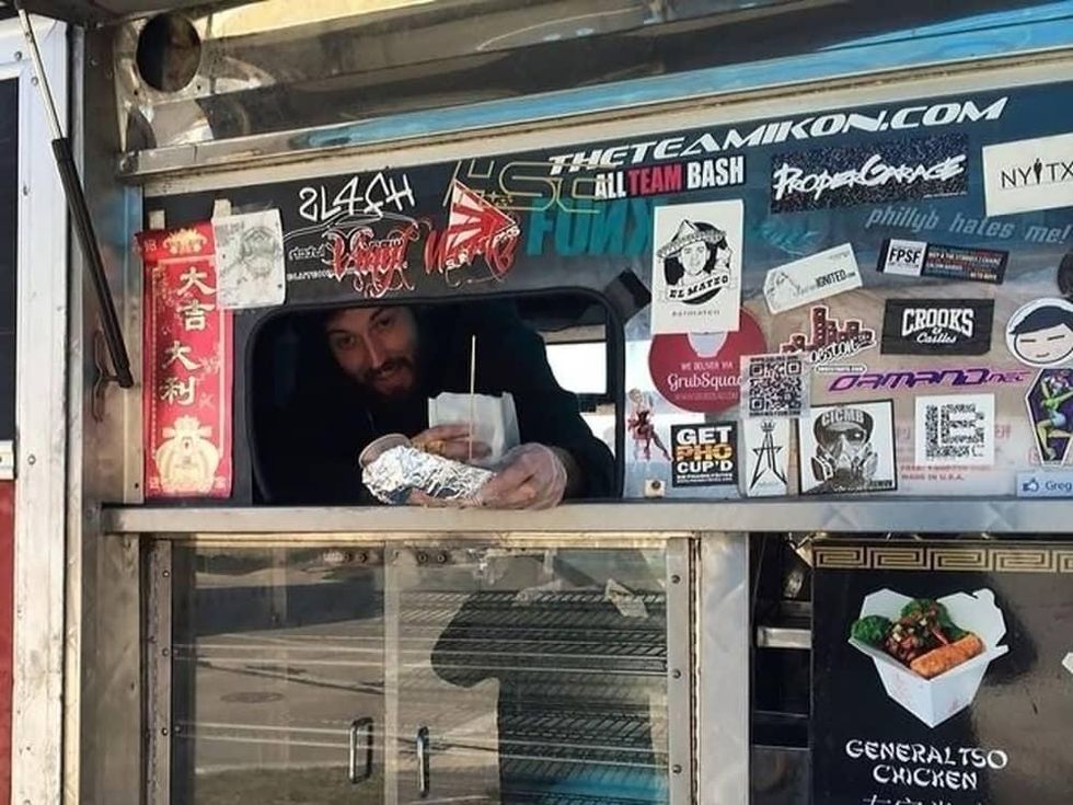 The Rice Box food truck at University of Houston Downtown March 2014