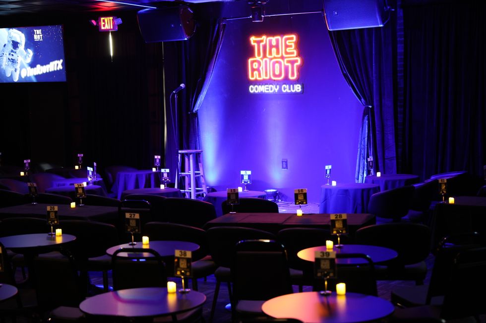 The Riot Comedy Club interior