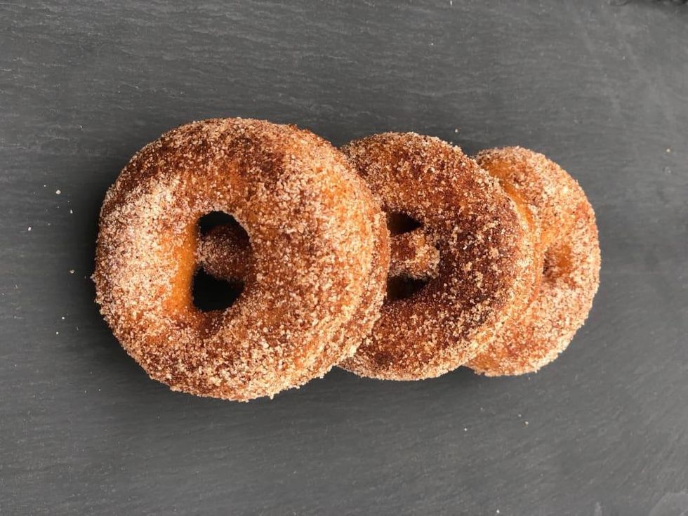 The Roastery Bellaire HEB mini donuts