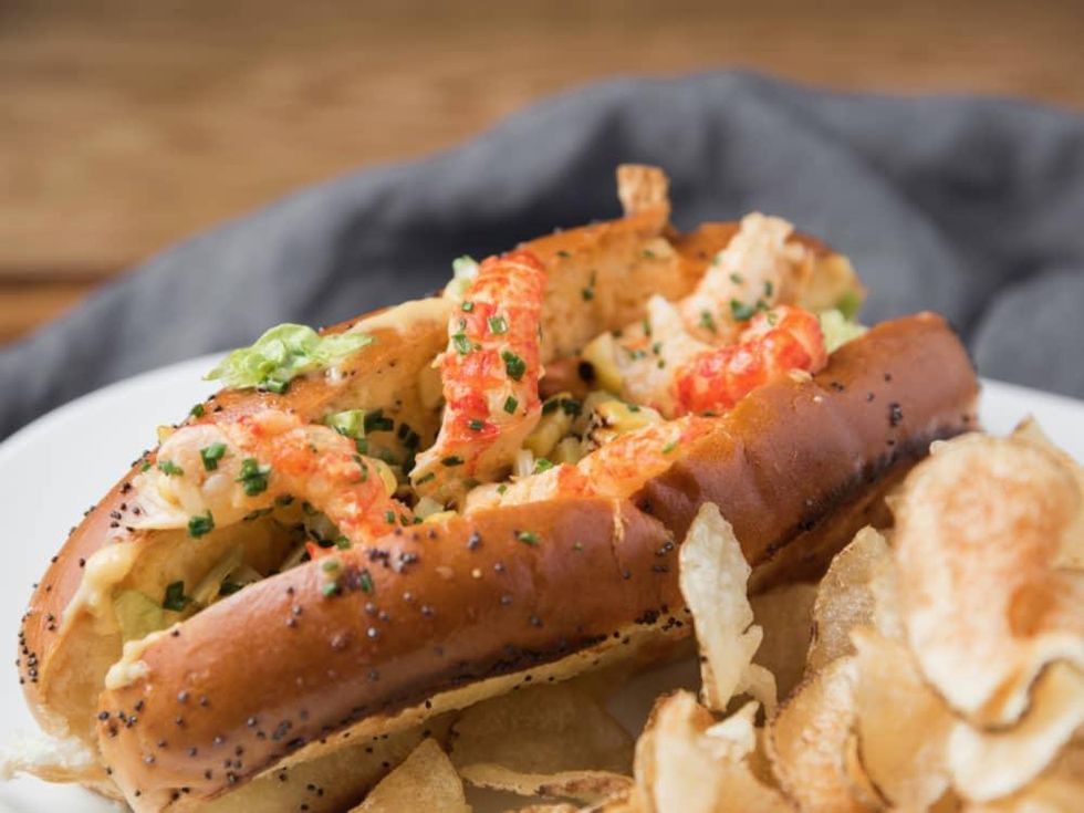 The Roastery Briargrove crawfish roll