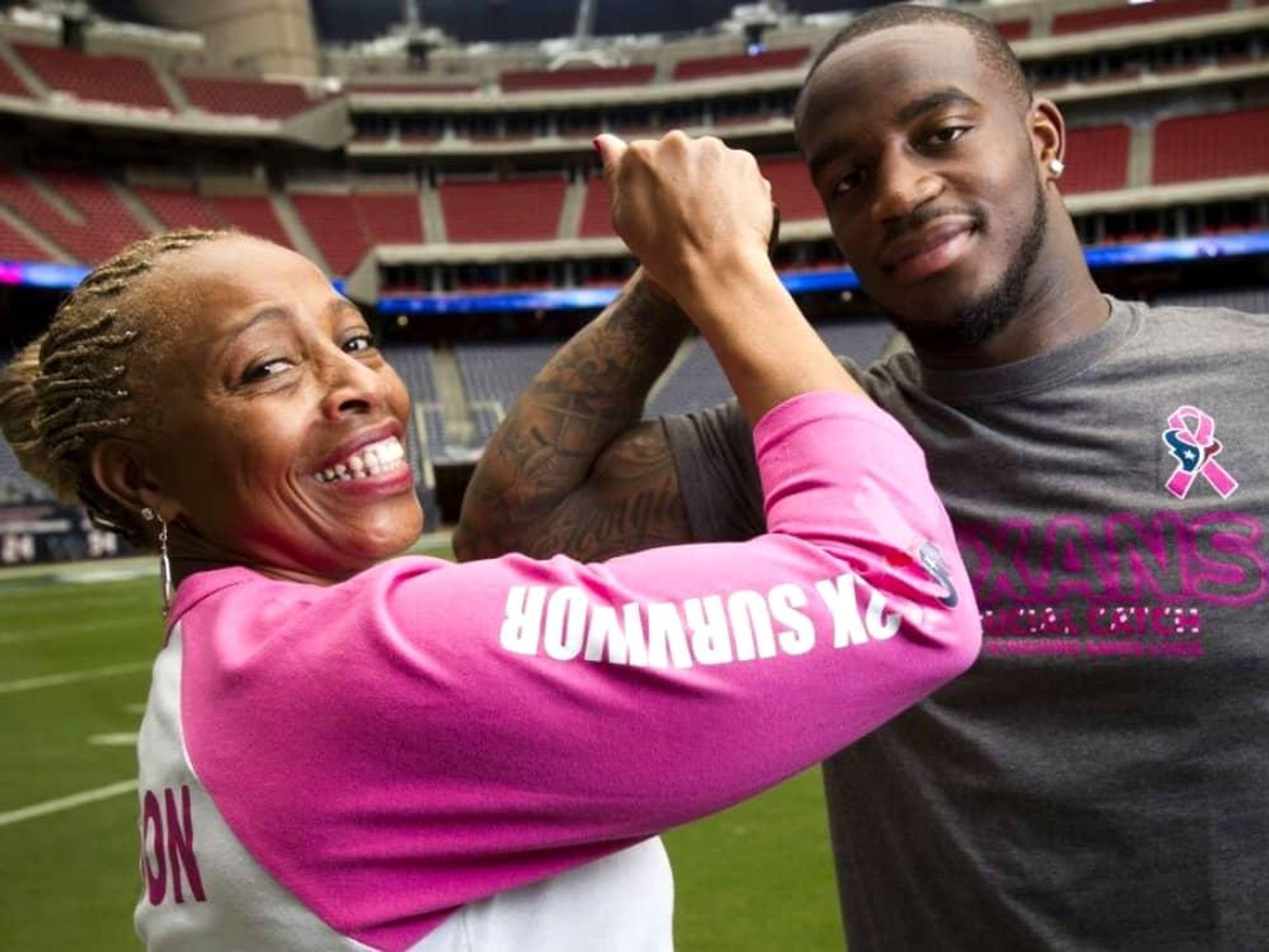 The Rose Foundation breast cancer Kareem Jackson Texans