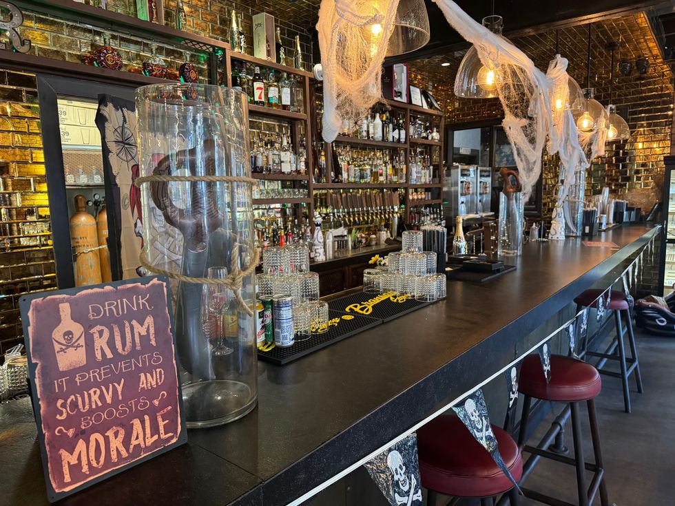 The Savoy Halloween decor