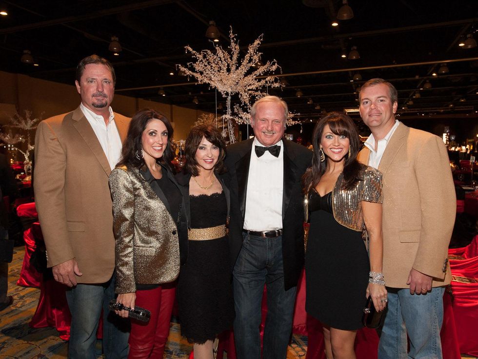 The Smith family Judy and Glenn Smith (center) with daughters CoCo Mahoney (left) and Noelle Jahncke (right), and their husbands, Kelly Mahoney and Davis Jahncke at the Northwest Ministries Gala October 2013