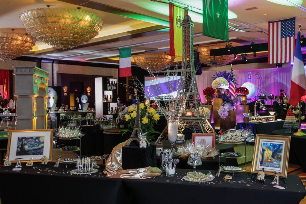 The Social Book Launch Party January 2015 flags by Ellen Ramsey of Let It Fly