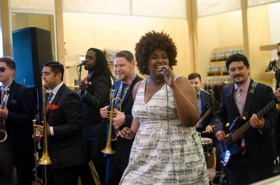 The Suffers private performance at M Penner