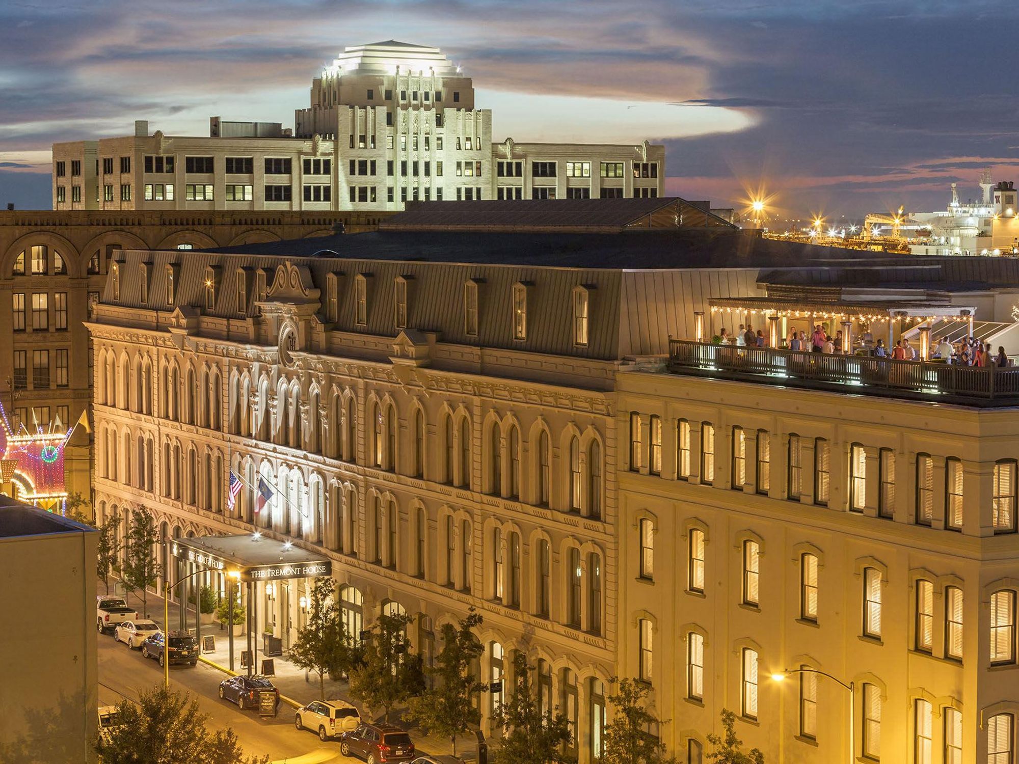 The Tremont House rooftop Galveston