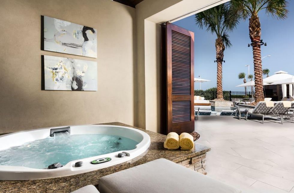The Villas at San Luis hot tub