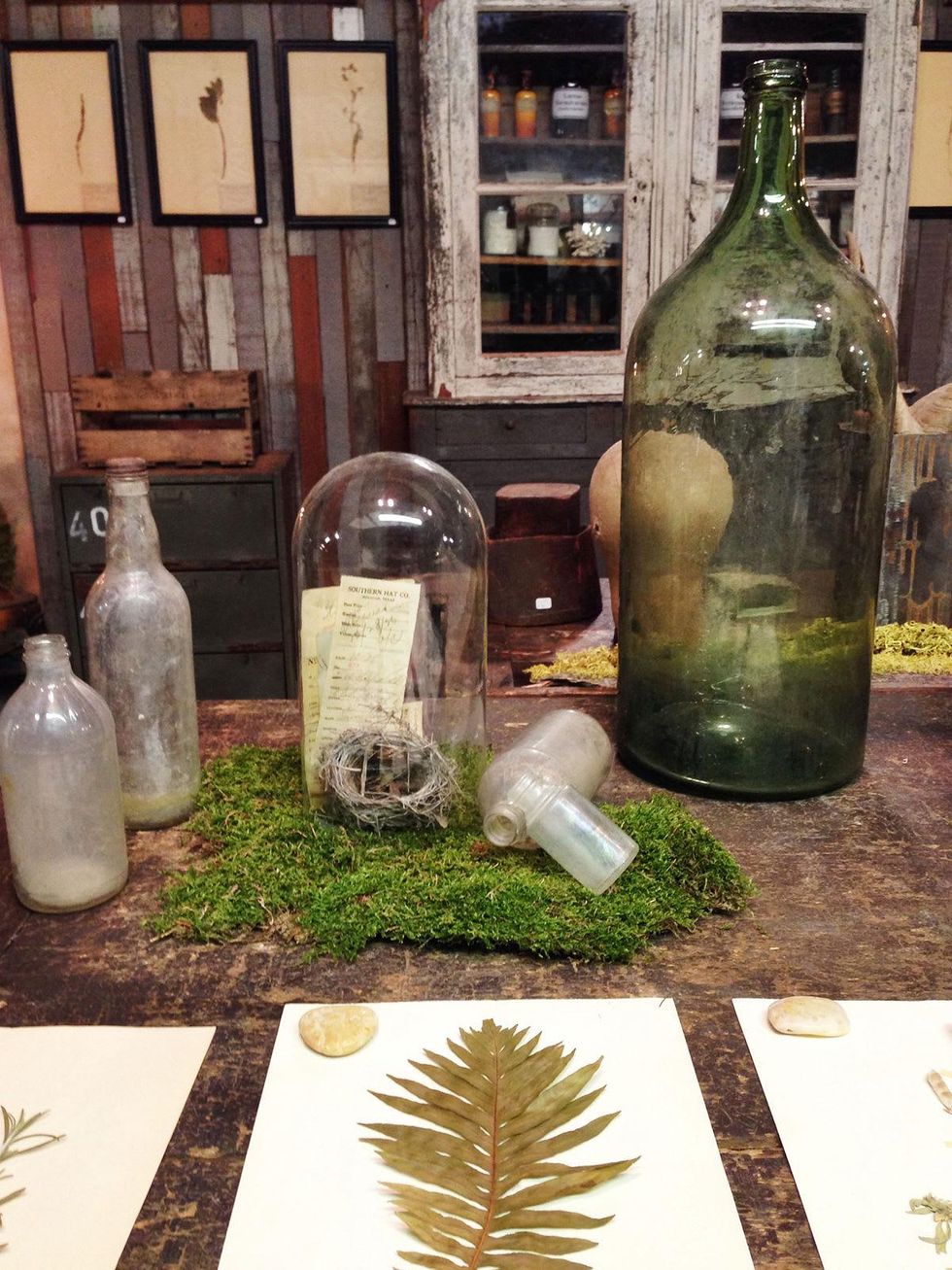 The Vintage Round Top Paige Hull green bottle March 2015