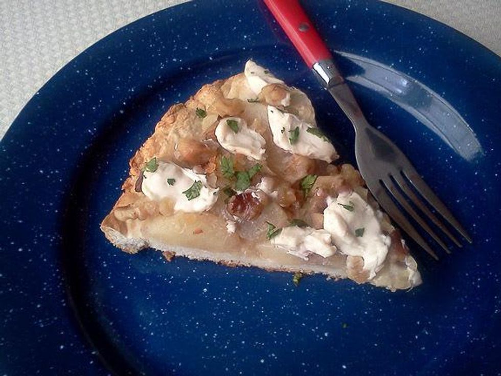 The Walking Dead Survival Cooking Blog May 2013 blue cheese and blue cheese tart