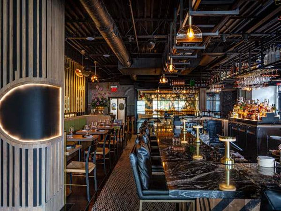 The Warwick bar interior