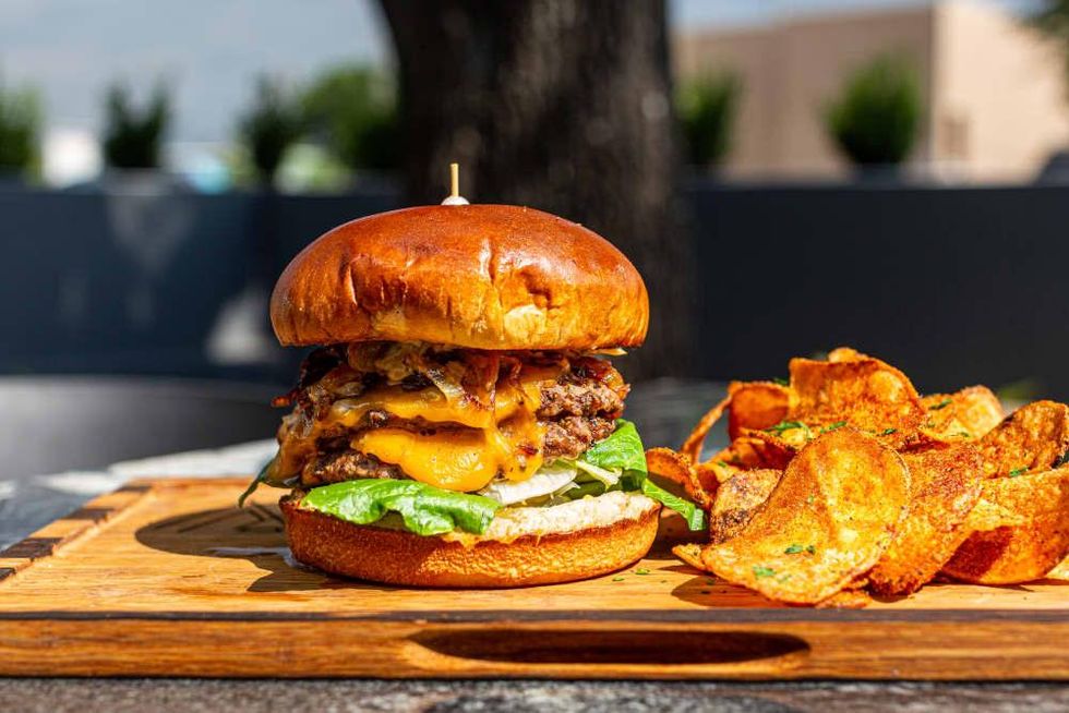 The Warwick cheddar burger