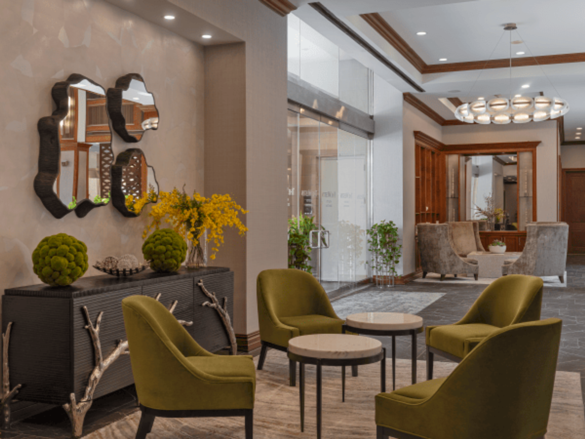 The Westin Houston Downtown lobby