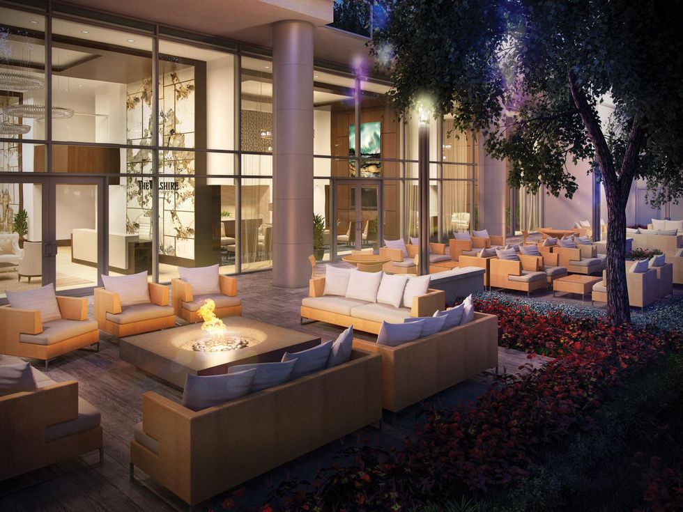 The Wilshire at River Oaks District renderings April 2015 main entry
