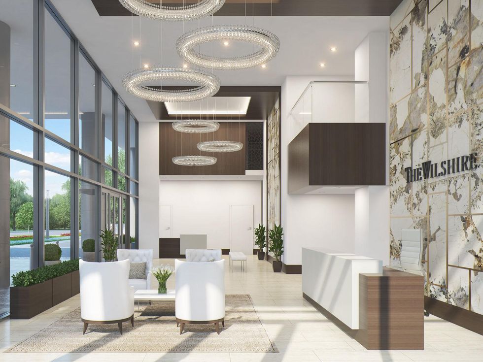The Wilshire River Oaks lobby rendering April 2015