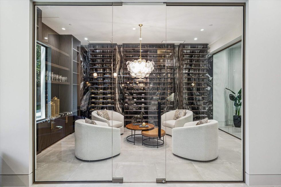 The wine room of 11264 Memorial