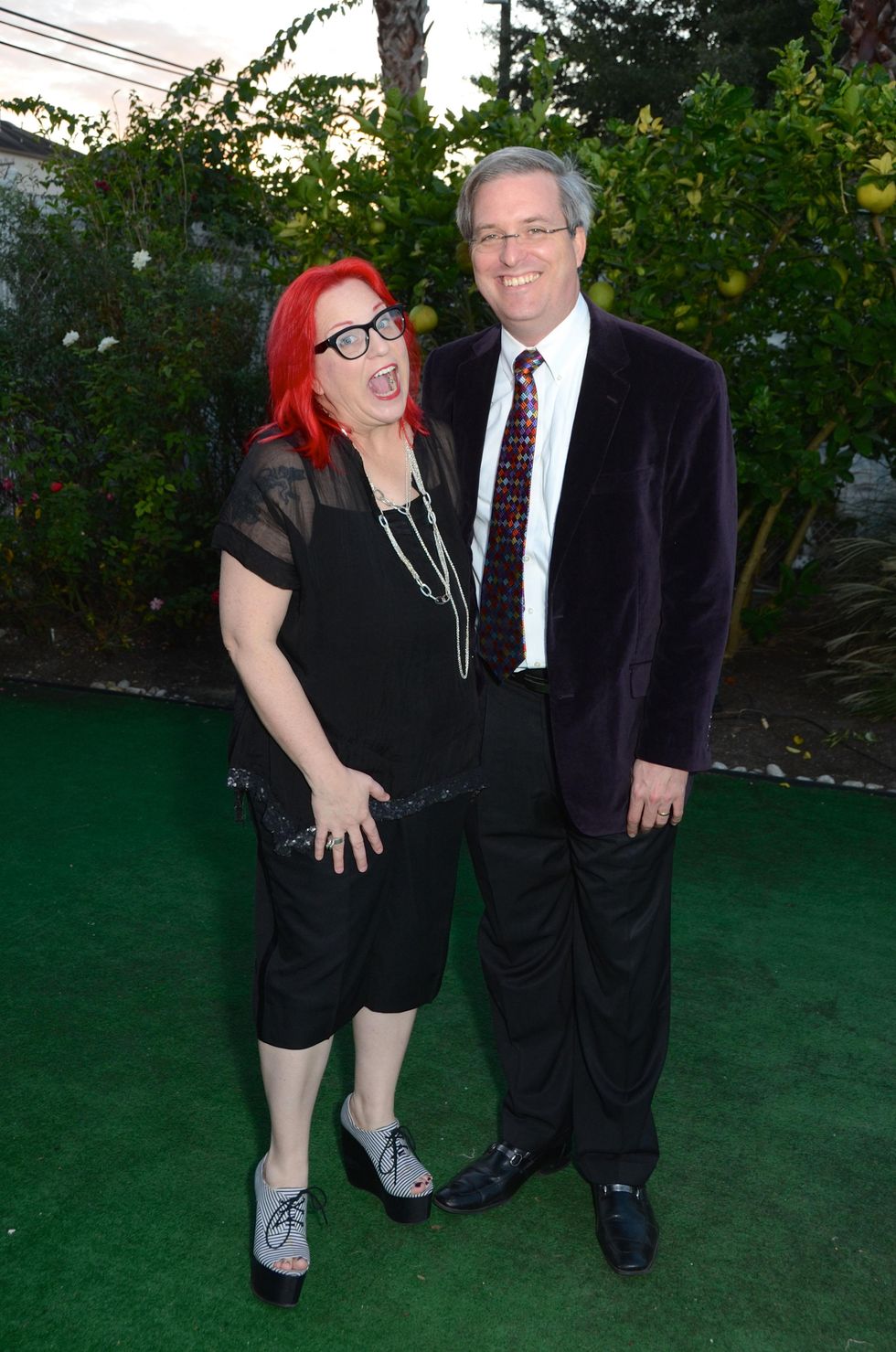 Thedra and Stephen Cullar-Ledford at the Aurora Picture Show Awards dinner October 2014