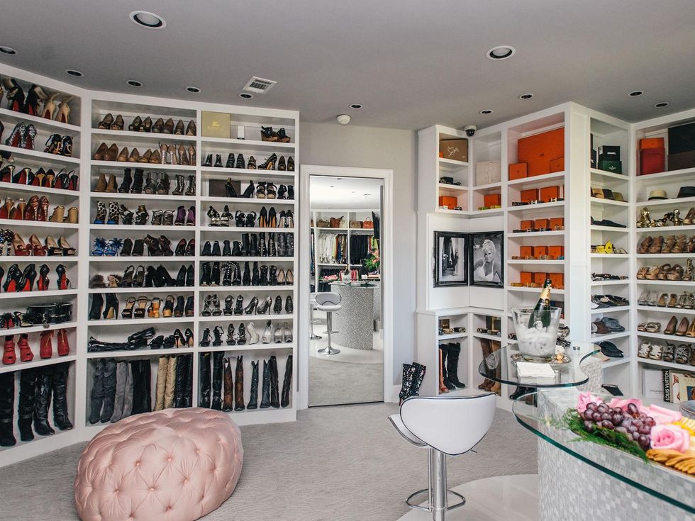 Purse Display Shelves - Contemporary - closet - Neiman Marcus Blog