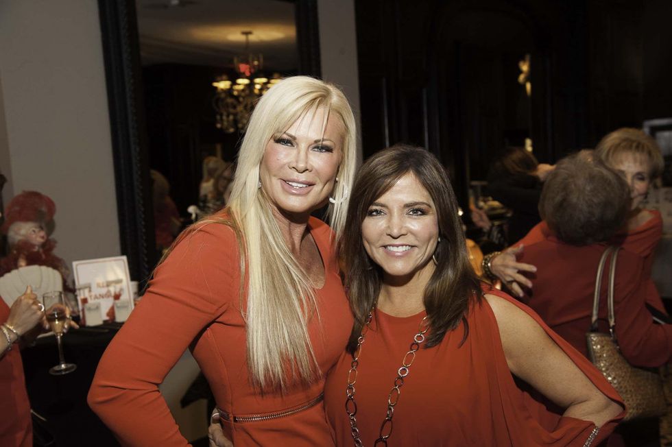 Theresa Roemer, left, and Beth Cassidy-Garcia at the Go Red For Women luncheon May 2014