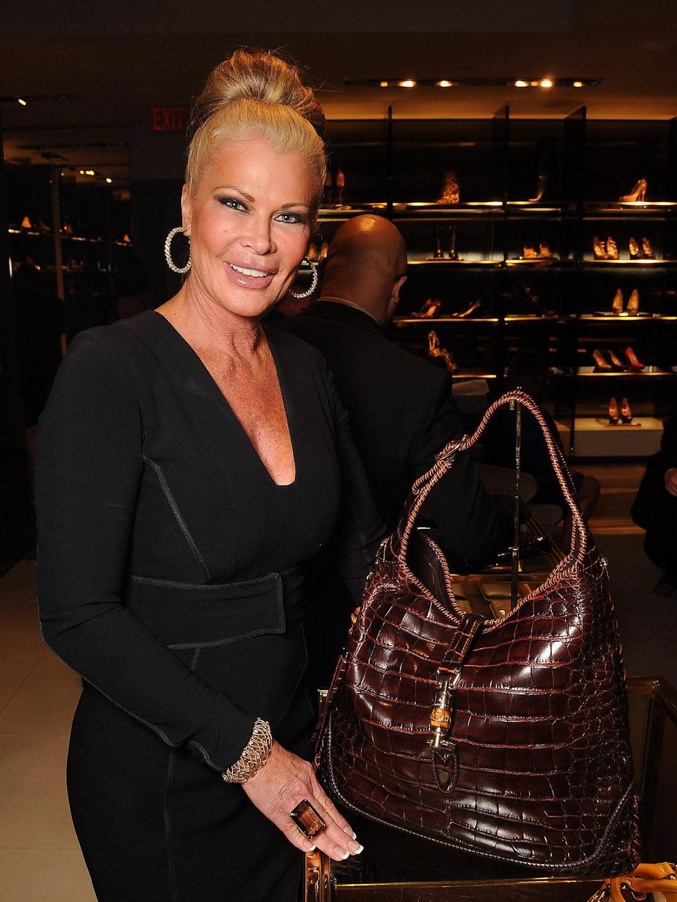 Theresa Roemer shops at the Alley Theatre event at the Gucci Houston store