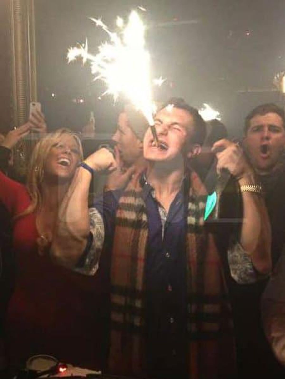 This infamous photo of Johnny Manziel in a party mood was shot in 2013 ...