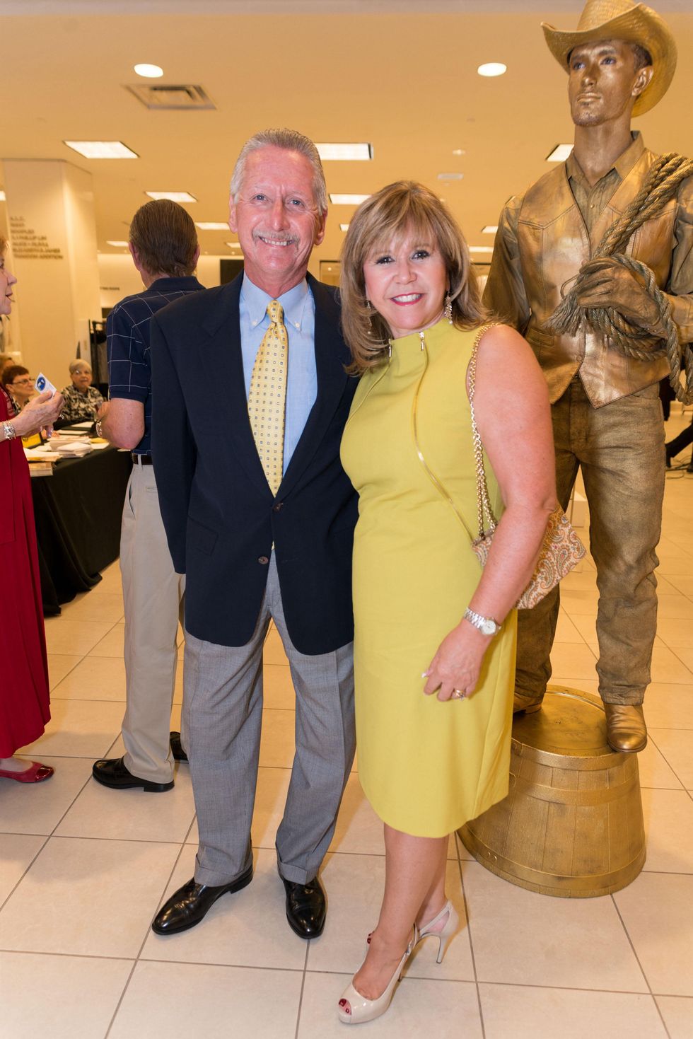 Thomas and Cyndy Roberts at the CAP kick-off at Saks September 2014