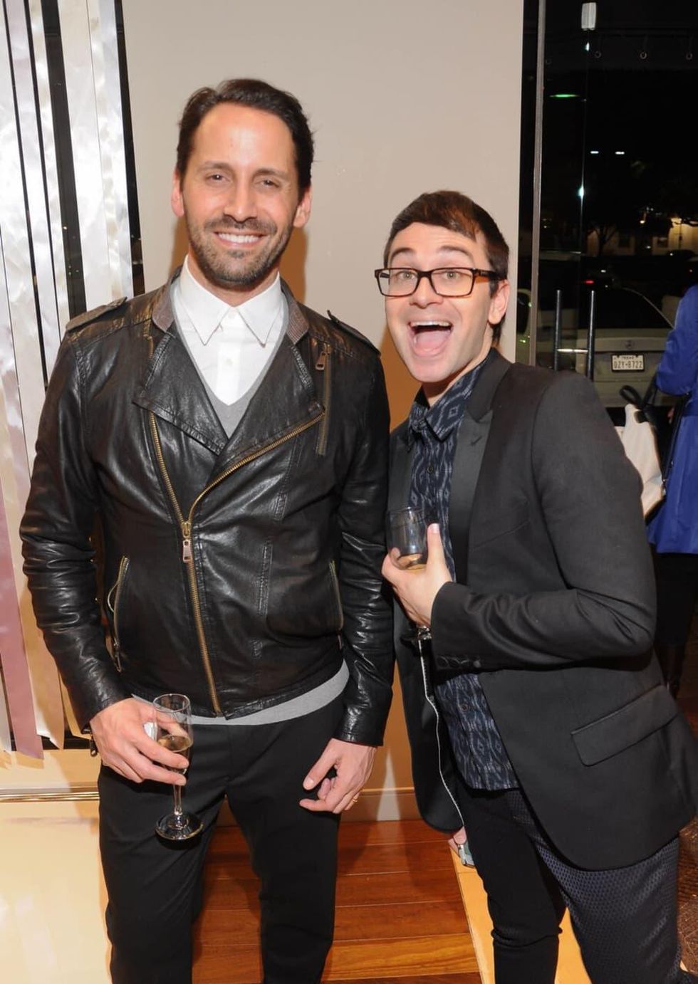 Thomas Bourne, Christian Siriano at Passion for Fashion party at Elizabeth Anthony