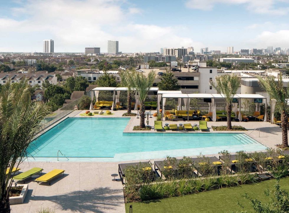 Thompson Houston rooftop pool