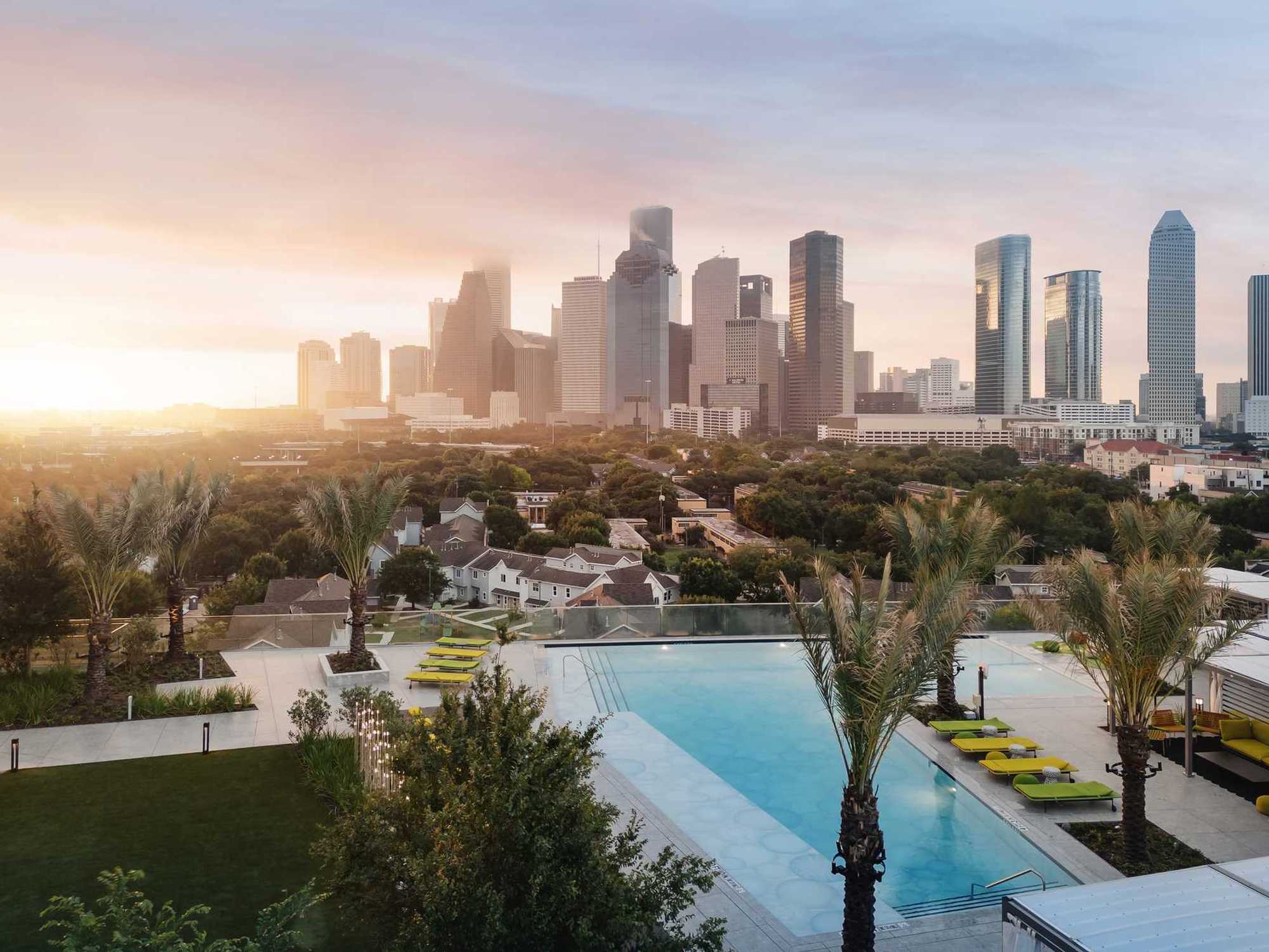 Thompson Houston rooftop view