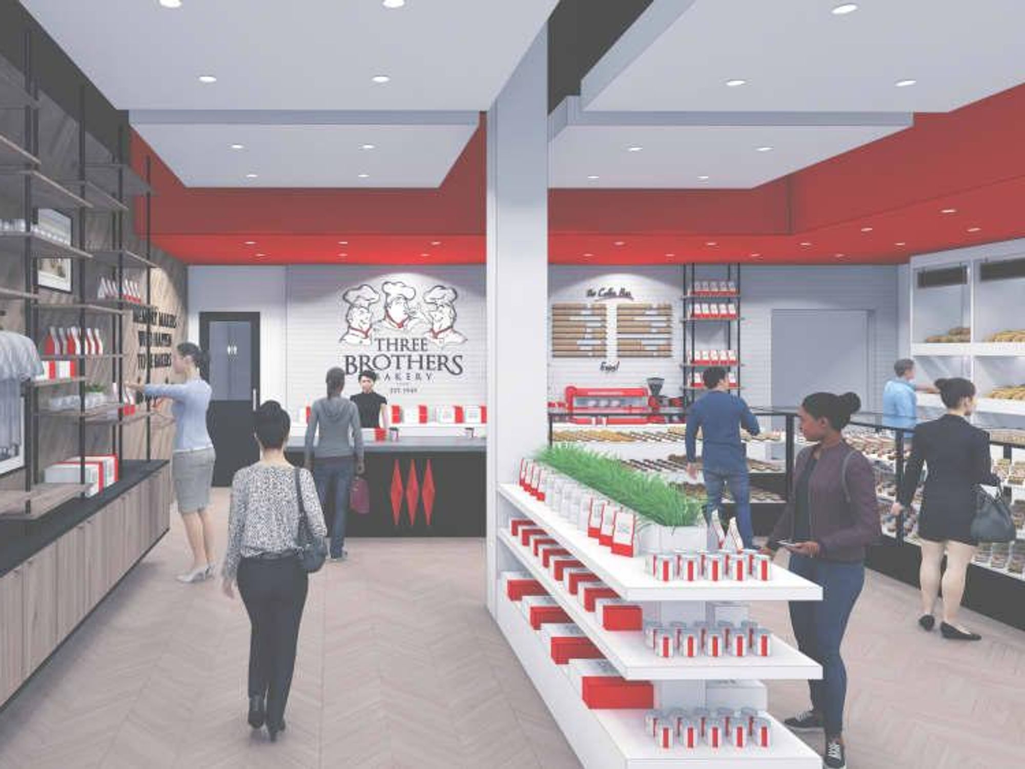 Three Brothers Tanglewood drawing