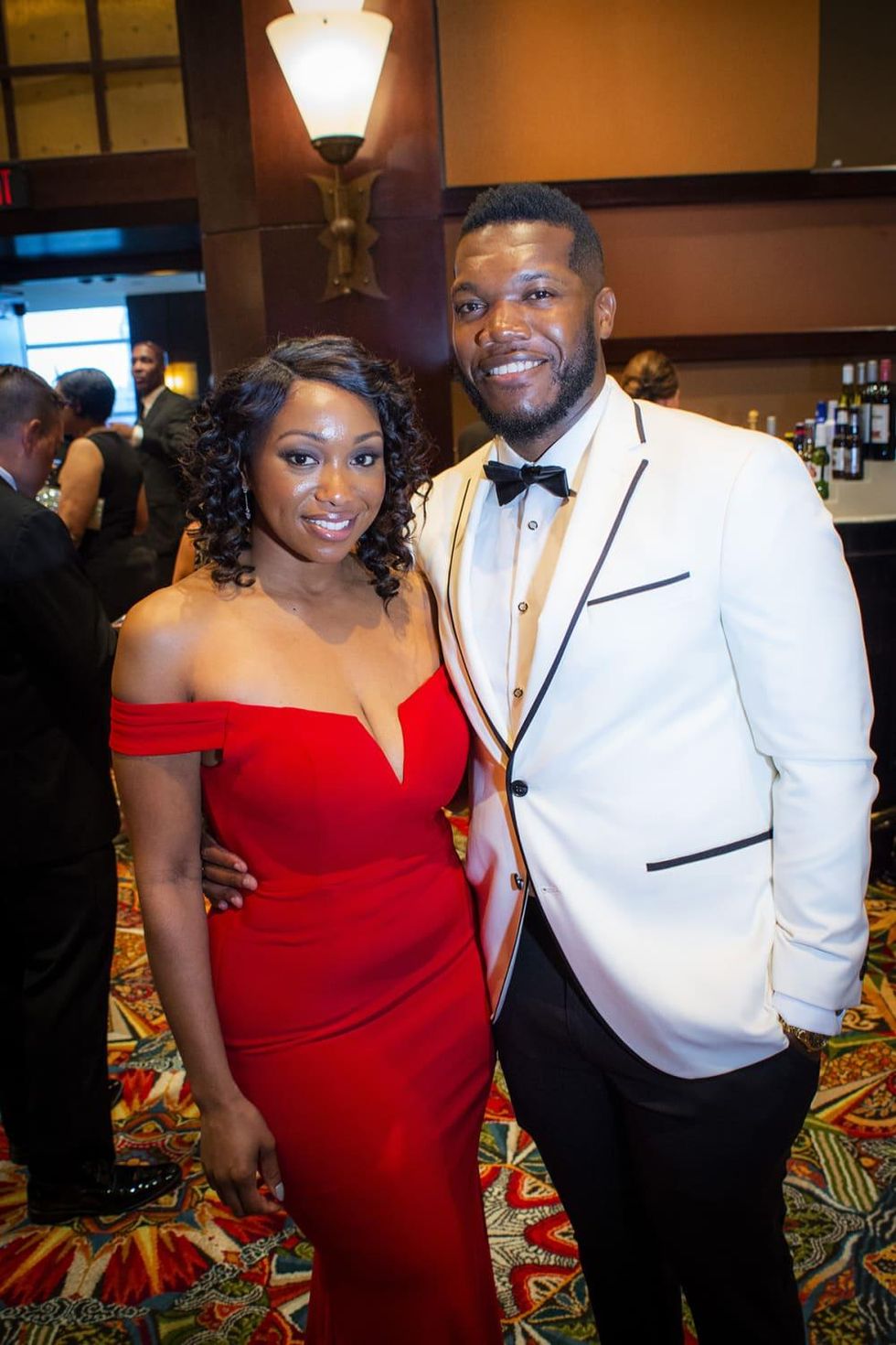 Tiffany Williams and Joelu Edewu