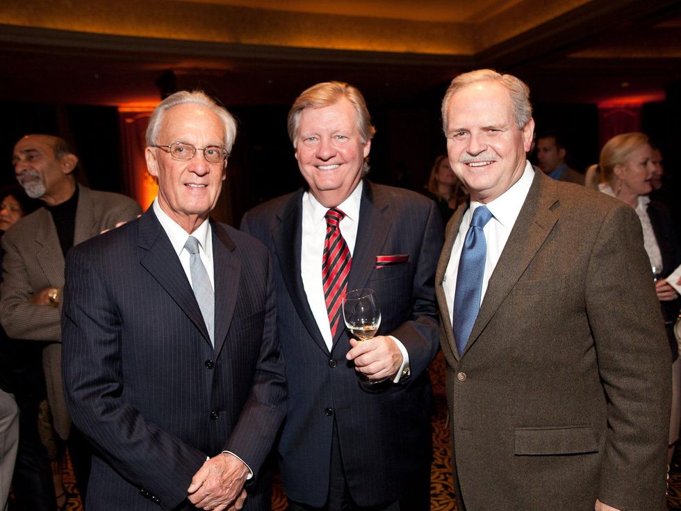 Tiger Ball kickoff party, January 2013, Peter Brown, Jimmy Robertson, Jim Furr