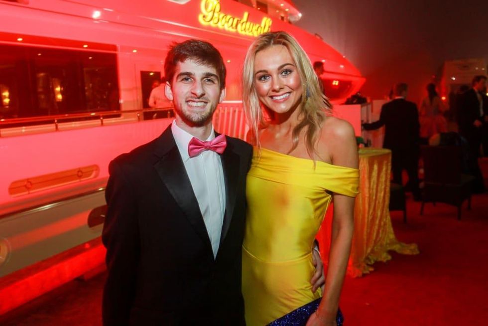 Tilman Fertitta Mardi Gras San Luis Usher 2019 Blake Fertitta and Dana Wempe