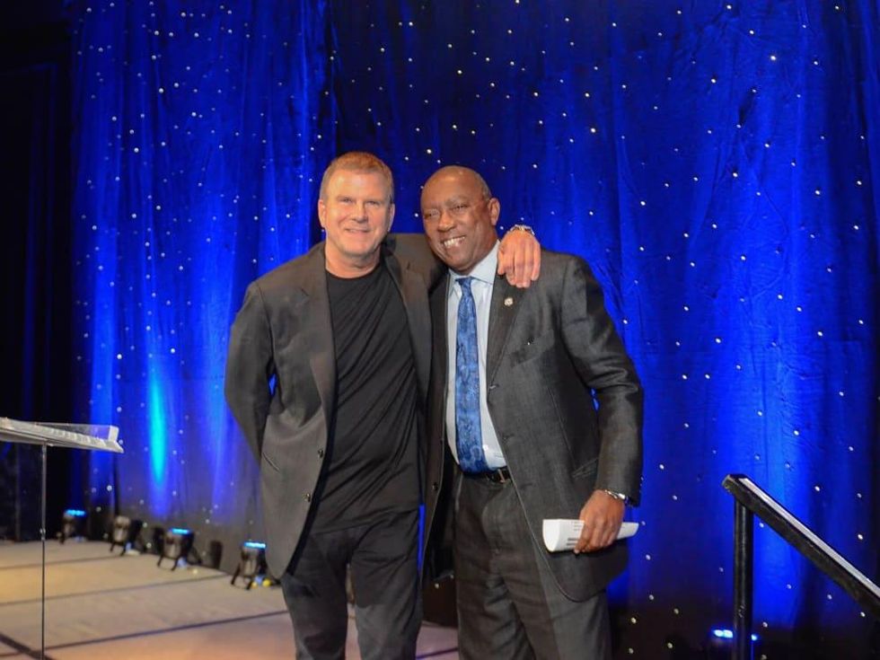 Tilman Fertitta, Sylvester Turner at Crime Stoppers Gala