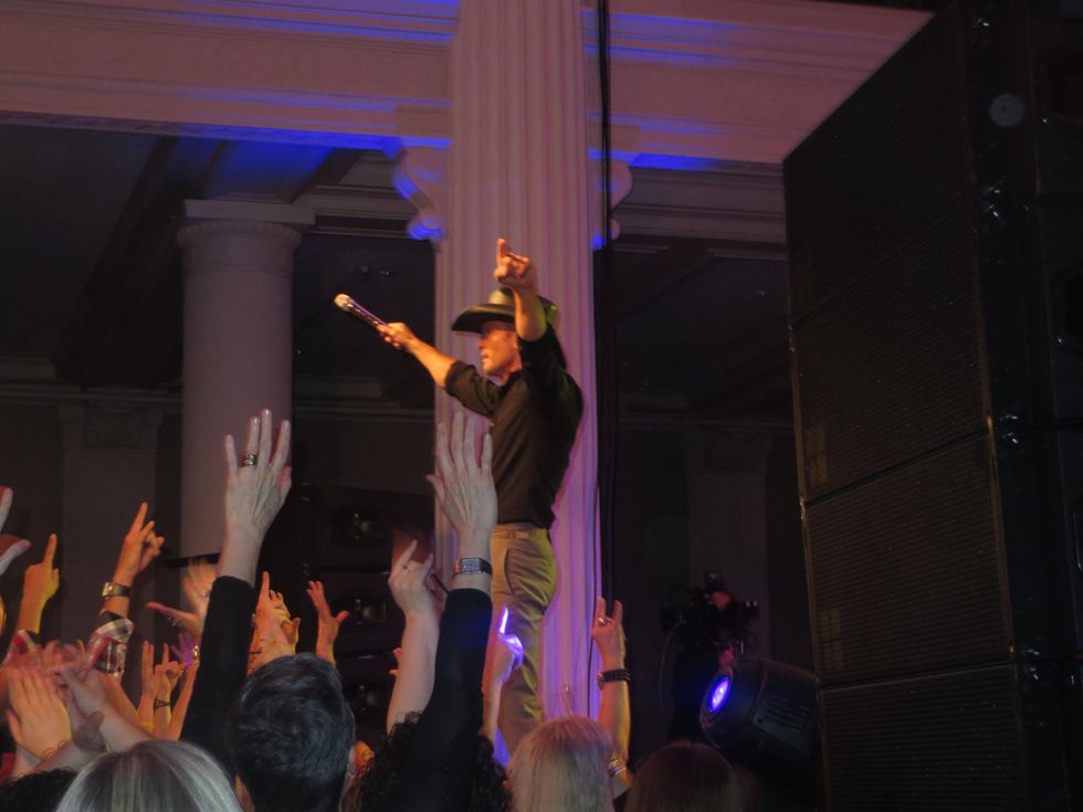 Tim McGraw at private concert at The Corinthian March 2014