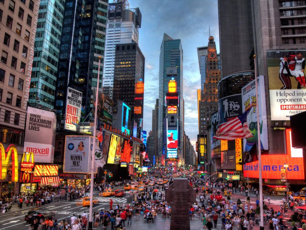 Times Square in New York City