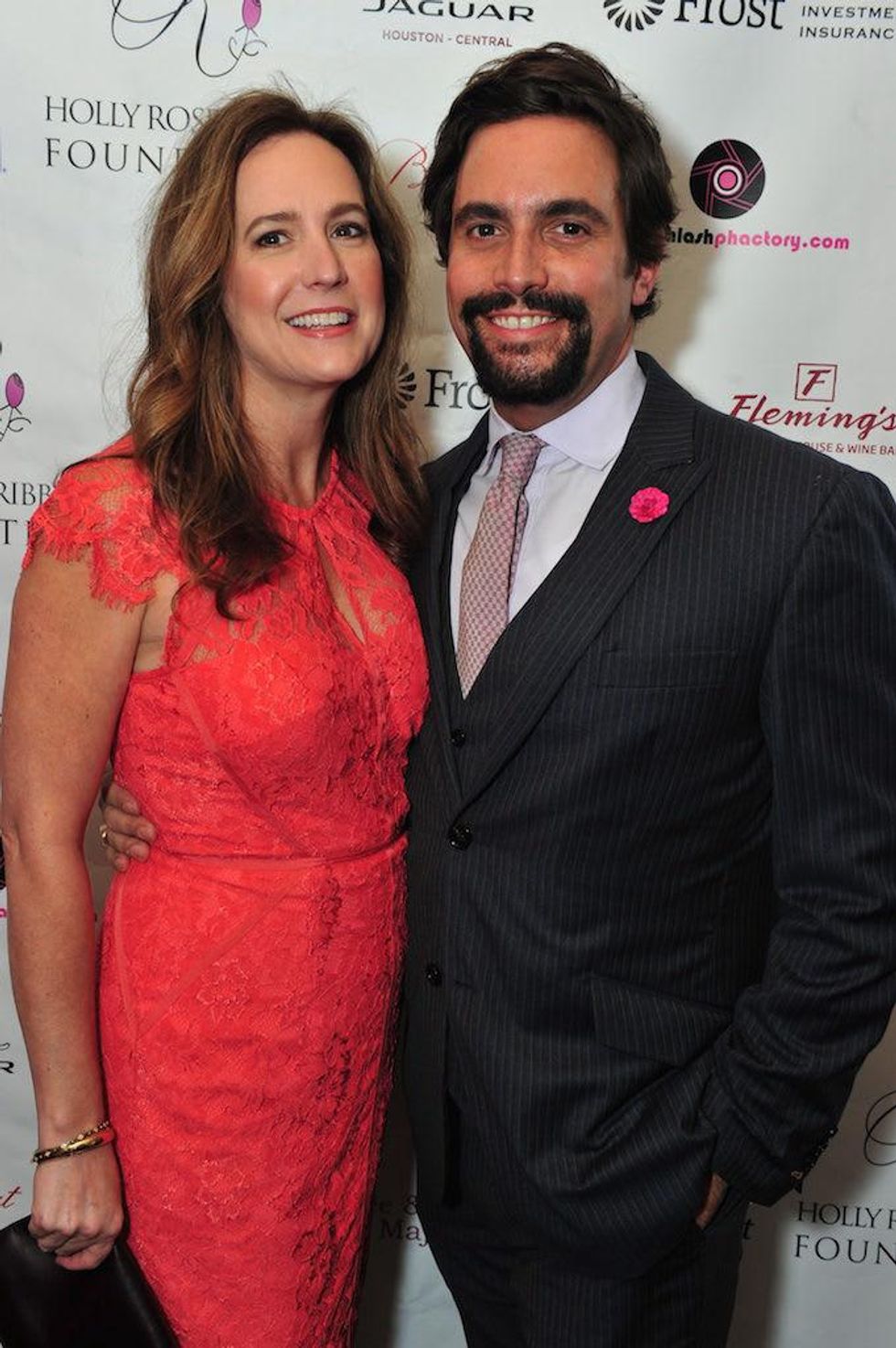 Ting and Sam Governale at the Holly Rose Ribbon Foundation Day dinner September 2014