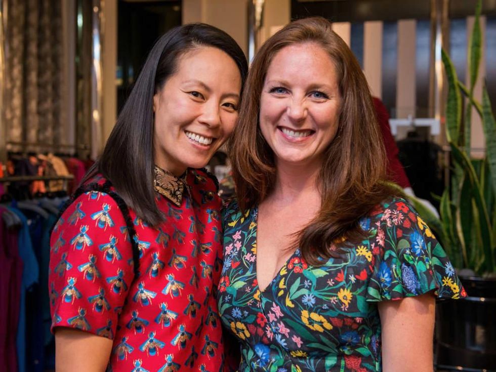 Ting Bresnahan, Lindsey Brown at Women of Distinction announcement party