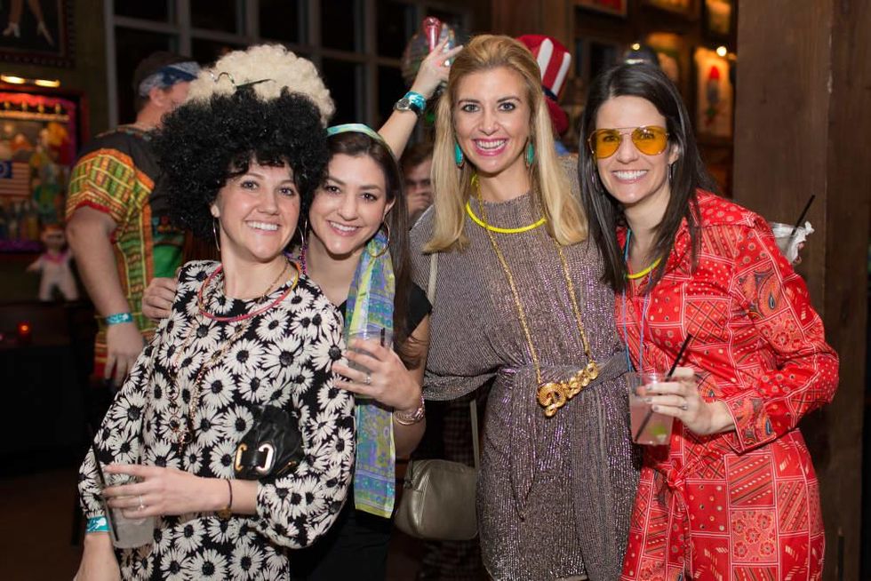 TIRR Foundation gala, Feb. 2016,Caroline Reed, Jennifer Kaldis, Hayley Vaughan, Ellen Doramus