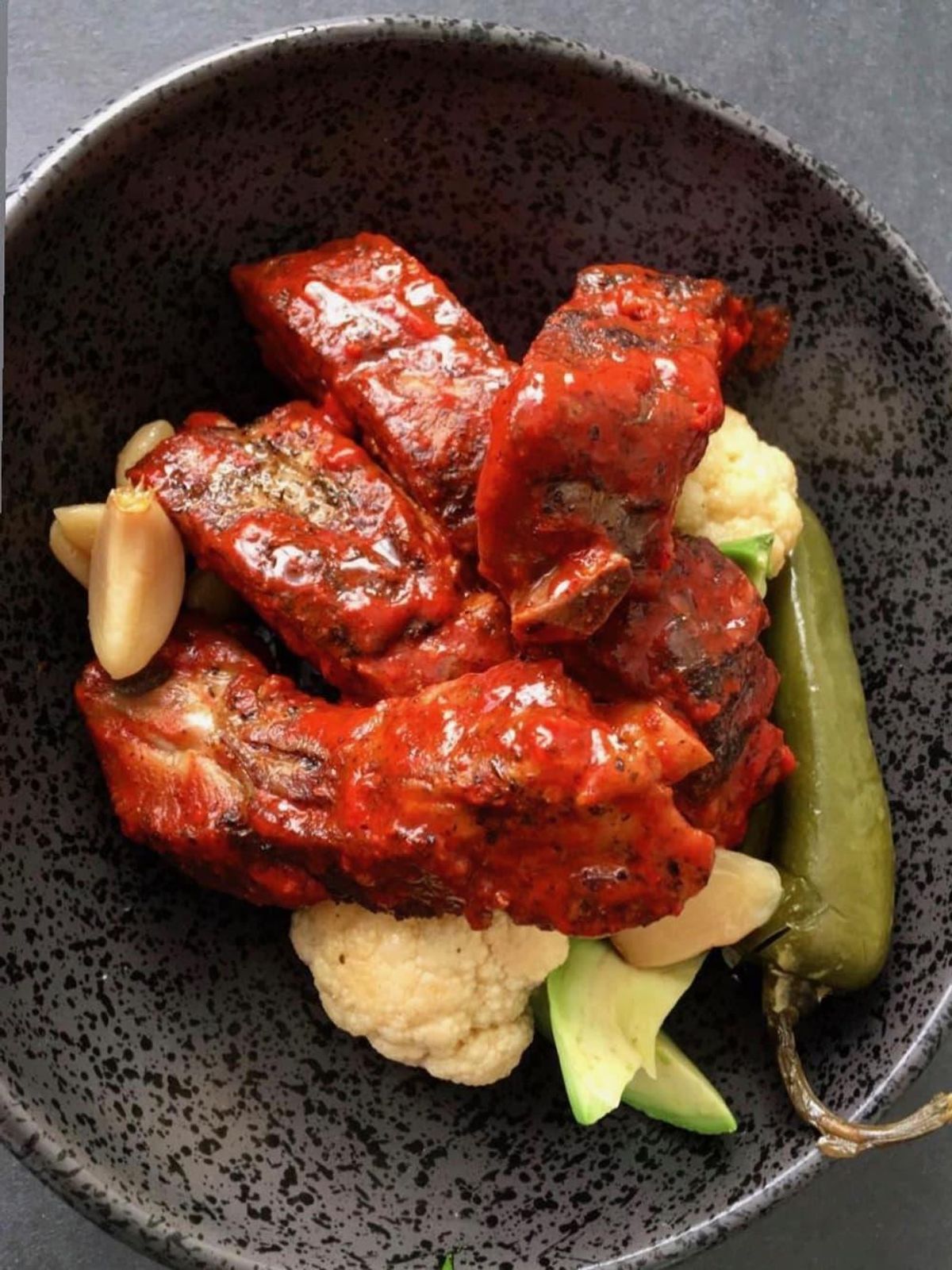 Ribs al pastor. CultureMap Houston