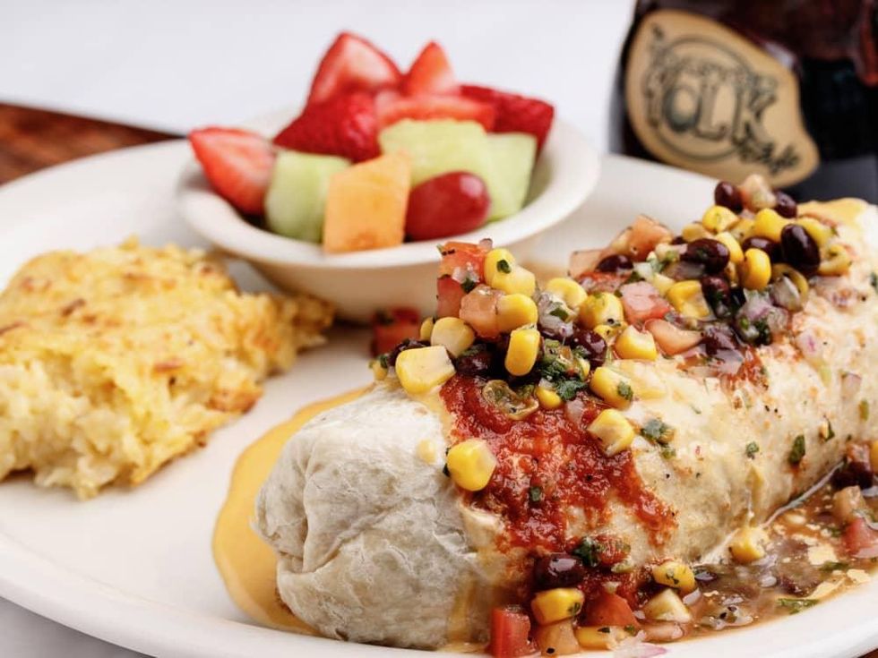 Toasted Yolk breakfast burrito