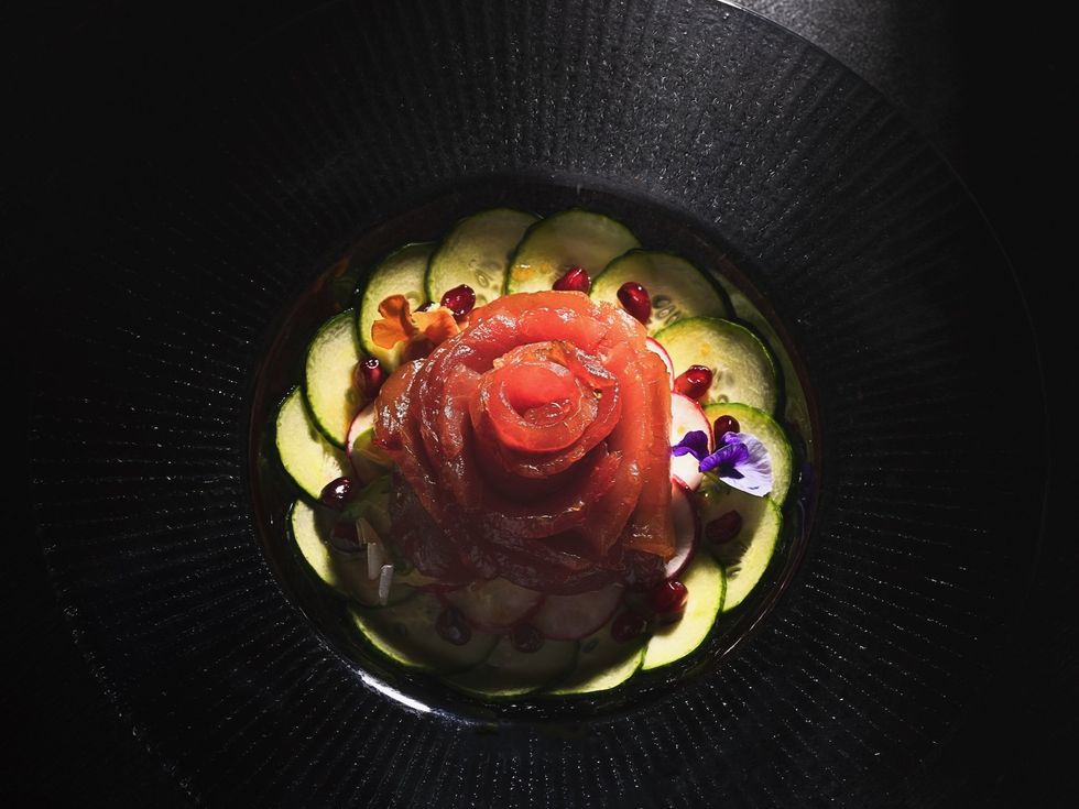 Toca Madera sashimi mexicano