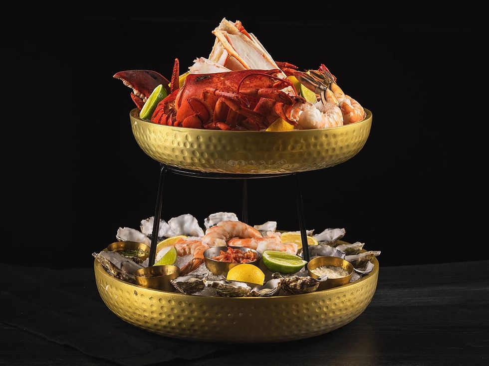 Toca Madera seafood tower