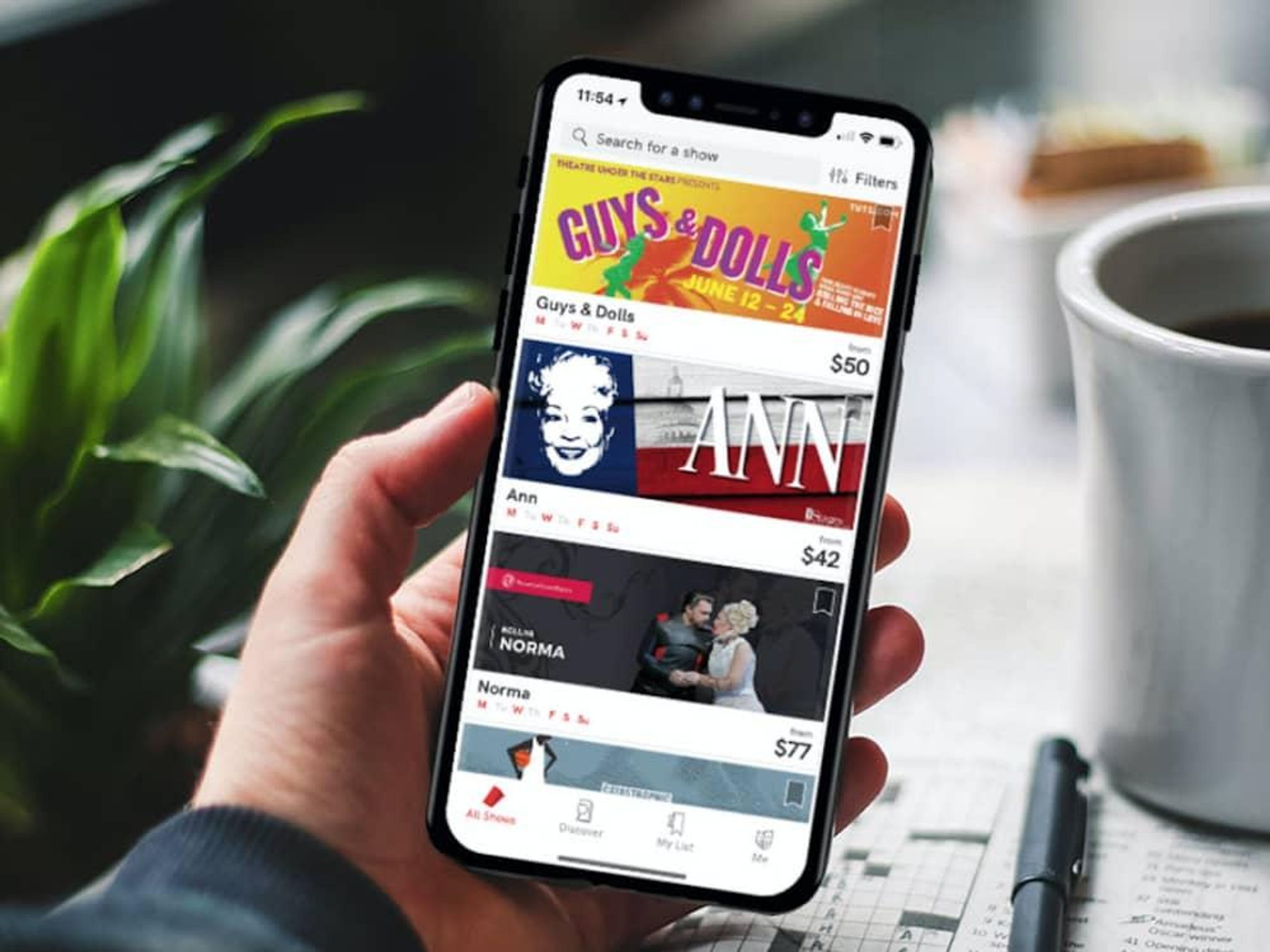 TodayTix theater ticket app Houston